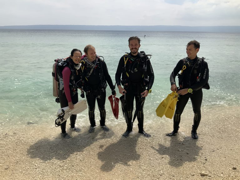 Scuba diving in our padi dive centre